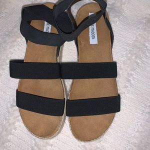 Steve Madden Kimmie Black Sandals
